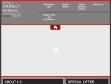 Tablet Screenshot of murleynissan.co.uk